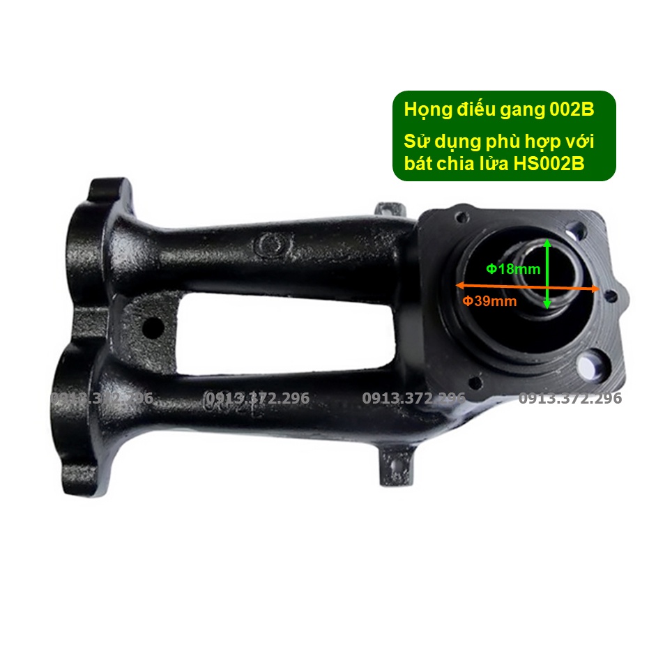 Họng Gang Bếp Gas Âm Đa Năng 002B