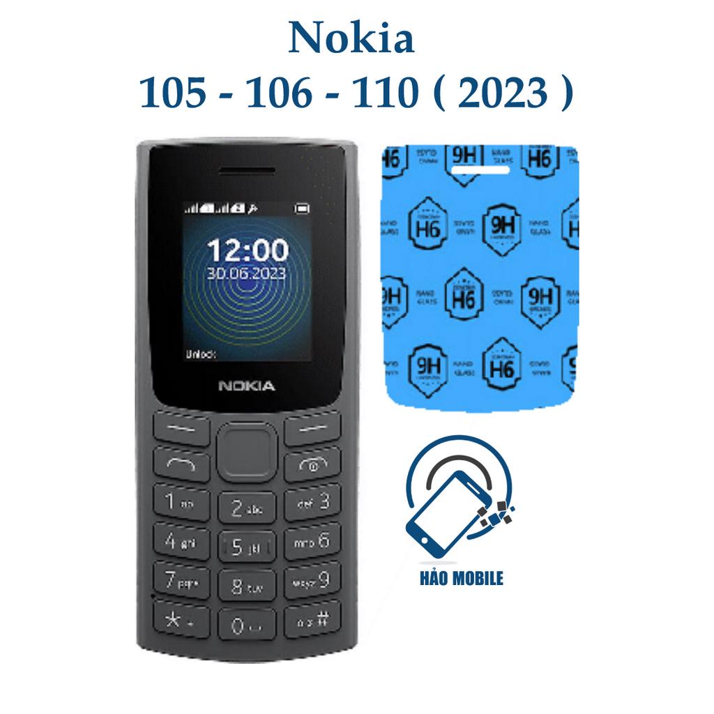 Kính cường lực 9H cho Nokia 105, 105 4G,  106, 106 4G, 110, 110 4G  full màn