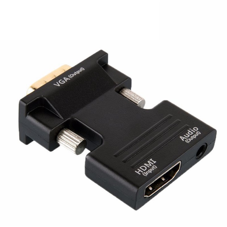 bộ chuyển đổi hdmi sang vga với jack 3.5mm cho pc