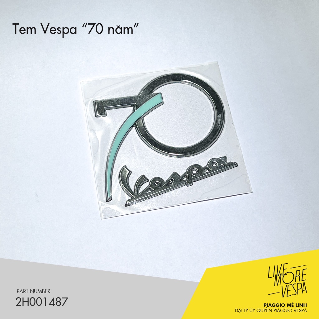 Tem Vespa "70 năm"