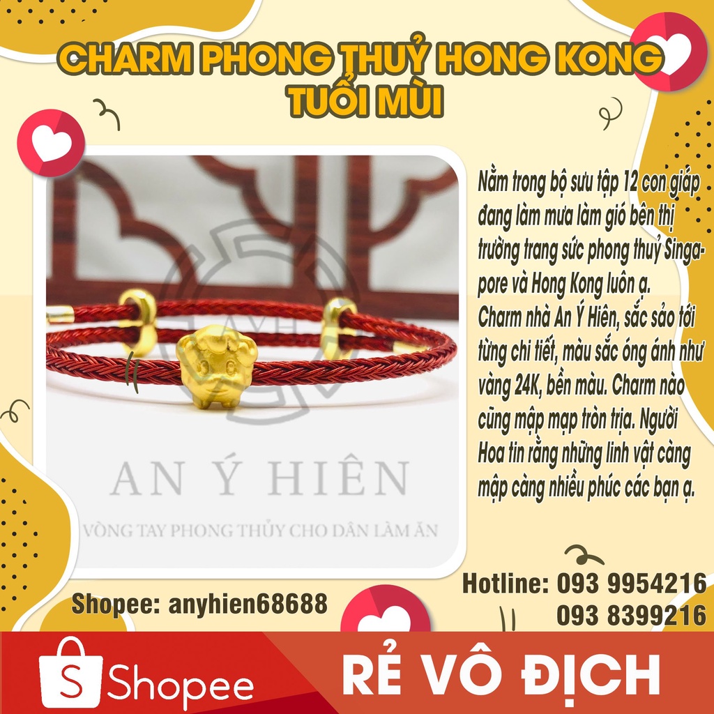 Tuổi MÙI #10.7.- Charm 12 con giáp