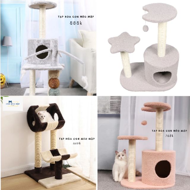 Trụ cào móng cho mèo cat tree size vừa