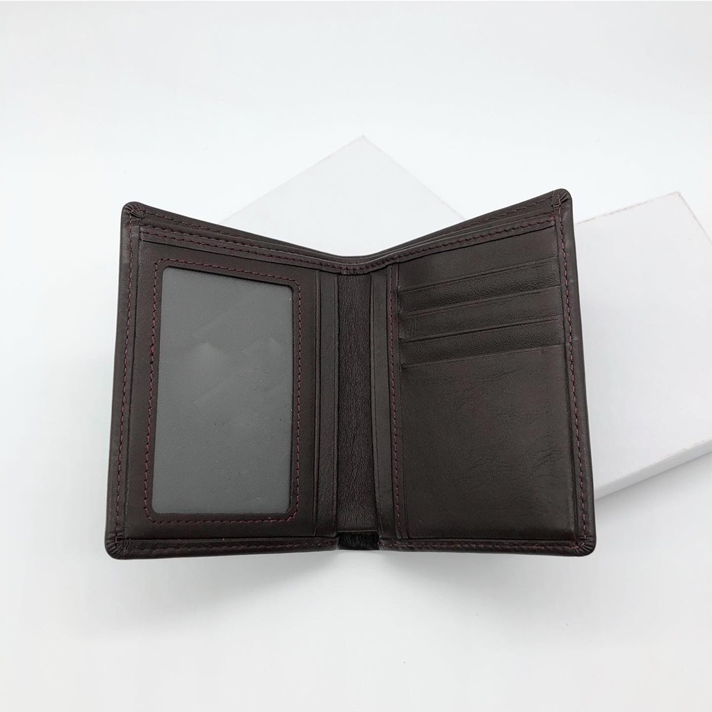 Ví nam da bò nguyên tấm dáng đứng thương hiệu N&amp;L Leather độ bền trên 6 năm