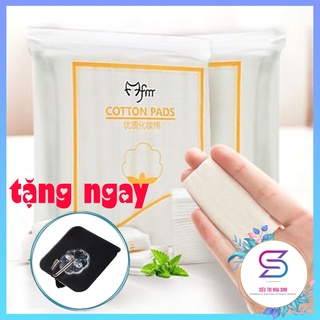 Bông Tẩy Trang Pads 3 Lớp Chất Cotton Cao Cấp Túi 222 Miếng