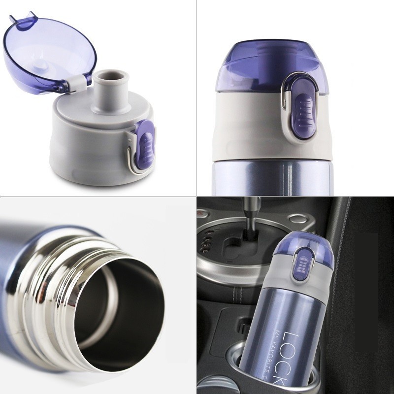 Bình Giữ Nhiệt Lock Lock Vacuum Bottle LHC6800FU Giữ Nhiệt Cực Tốt Dung Tích 500ml