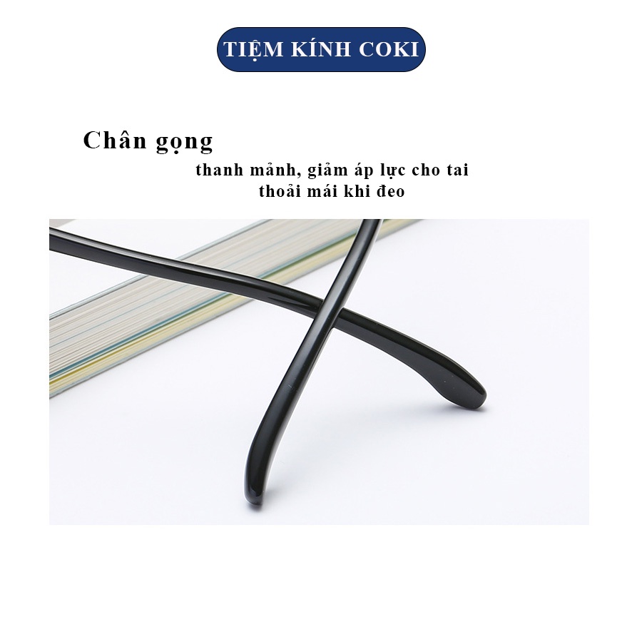 Gọng kính cận nam nữ 2723 dáng vuông thời trang phong cách trẻ trung năng động - có thể thay tròng kính cận loạn