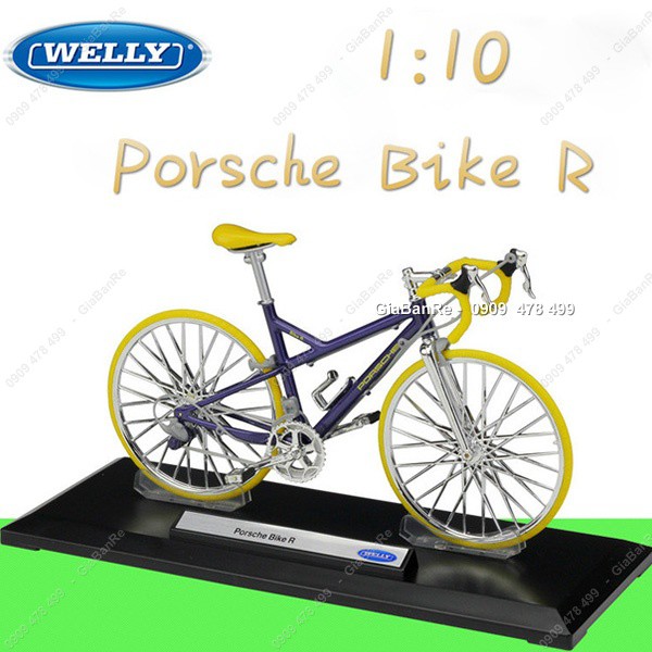 Xe Mô Hình Tỉ Lệ 1:10 - Xe Đạp Đua Porsche Bike R - 8594