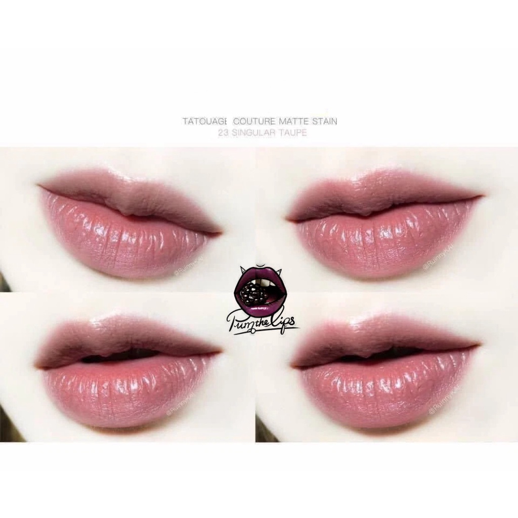Son kem lỳ YSL Tatouage Couture Mate Stain 23 Singular Taupe