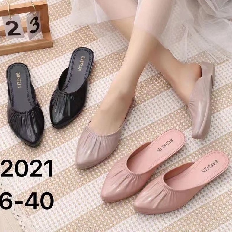 DÉP SỤC NHỰA DẺO NỮ ĐI MƯA cao 2cm