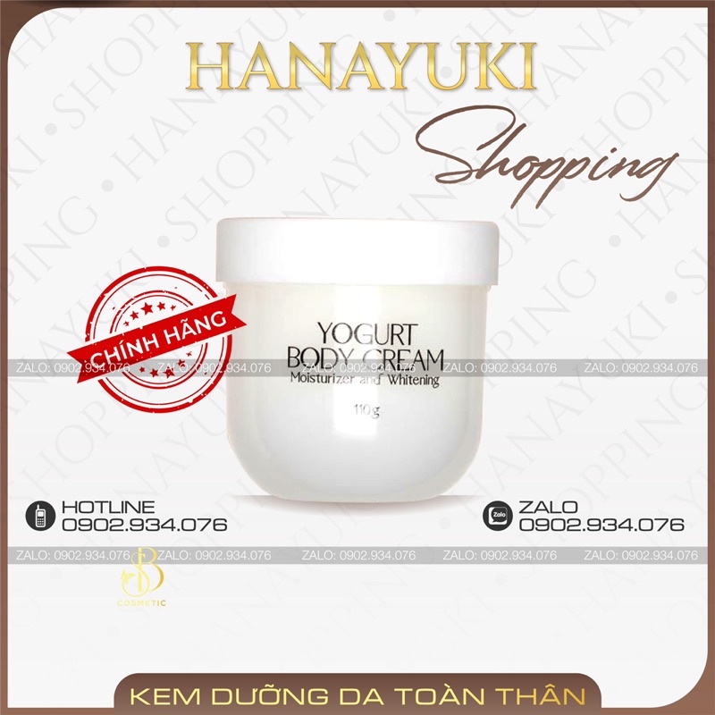 Kem Dưỡng Da Body Sữa Chua