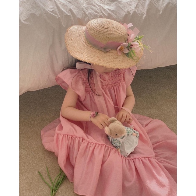 Váy Smock đũi lụa hàng thiết kế