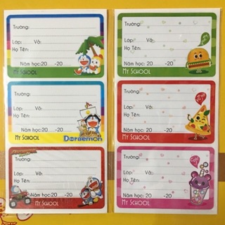 1 Túi /15 Nhẵn Vở My School nhiều màu đẹp .