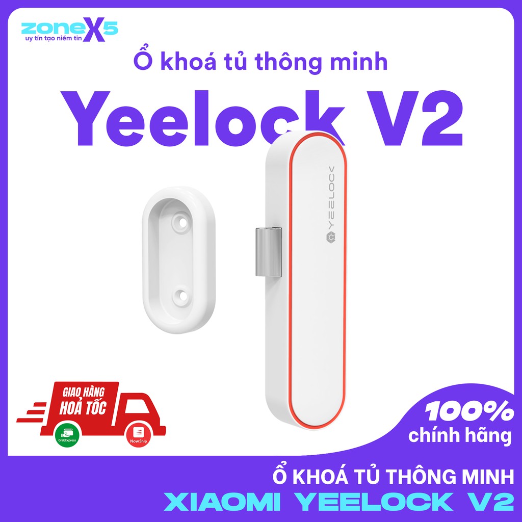 Ổ khoá tủ thông minh Xiaomi Yeelock V2 - Mở khóa bằng ứng dụng