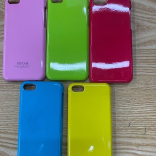 Ốp iphone 5C nhựa cứng bóng màu
