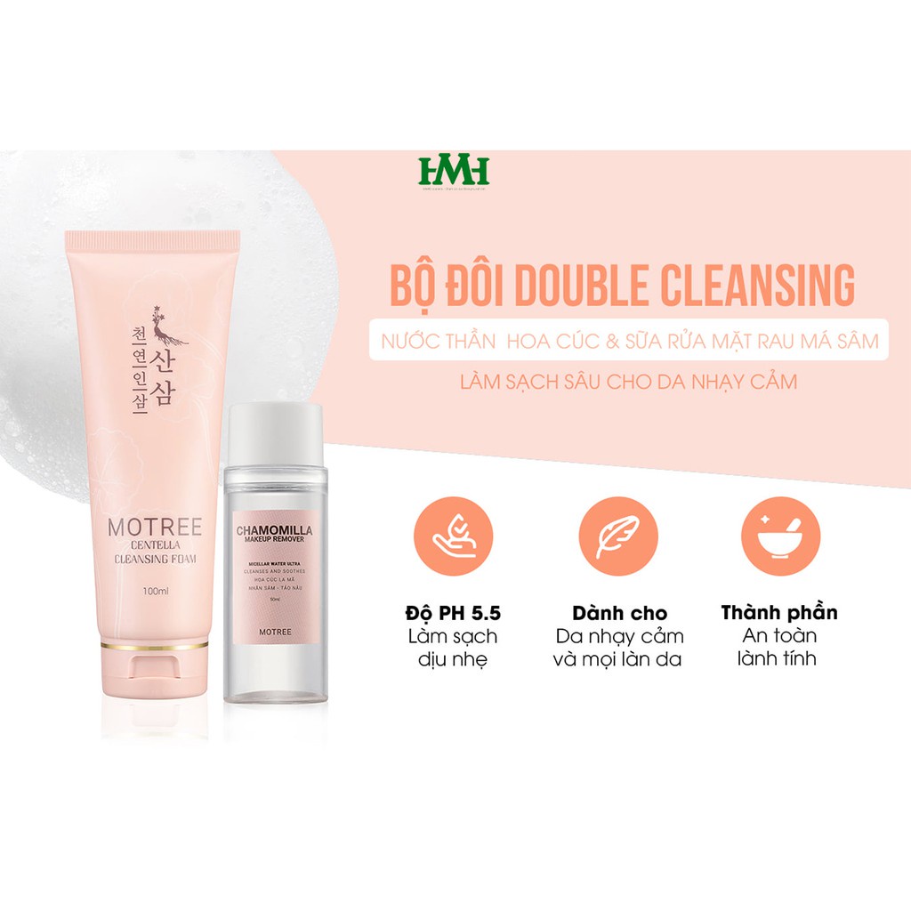 [Chính hãng Motree] Sữa rửa mặt rau má sâm Motree | BigBuy360 - bigbuy360.vn