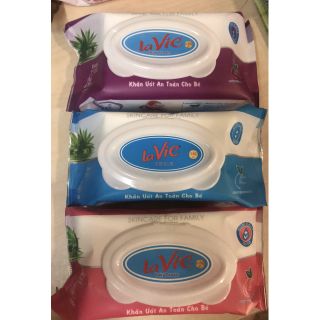 KHĂN ƯỚT KHÔNG MÙI AN TOÀN CHO BÉ LAVIE (MẪU MỚI VILLA)150GR TPH101