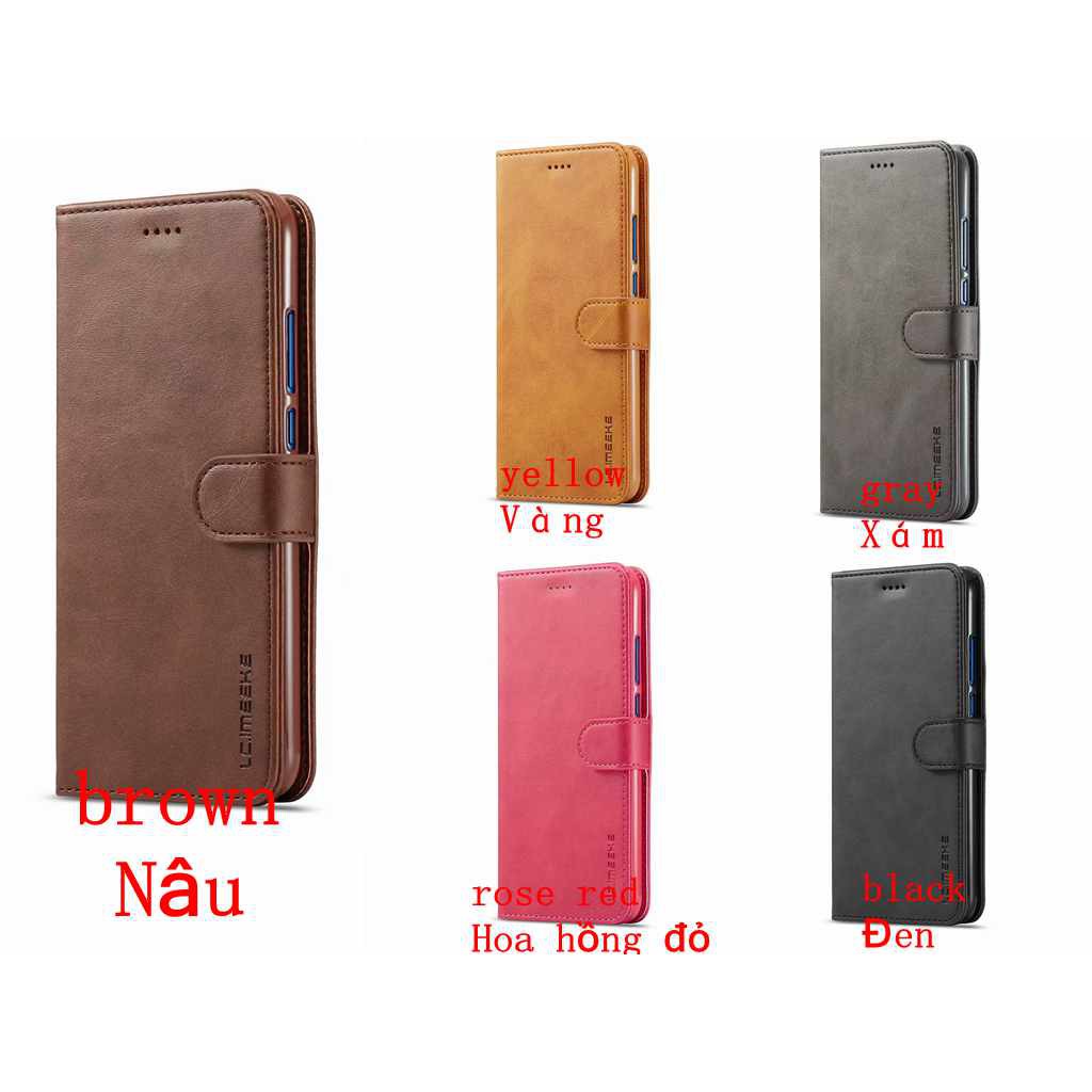 Bao da điện thoại thiết kế sang trọng cho Xiaomi Redmi note 8 7  5 pro