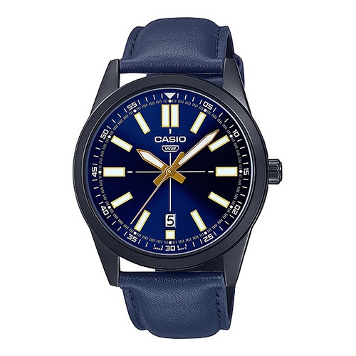 Đồng hồ nam dây da Casio MTP-VD02BL-2E chính hãng