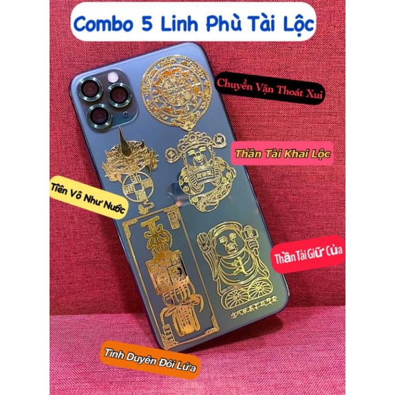 [Giá Sỉ ] Miếng dán điện thoại Linh Phù Tài Lộc