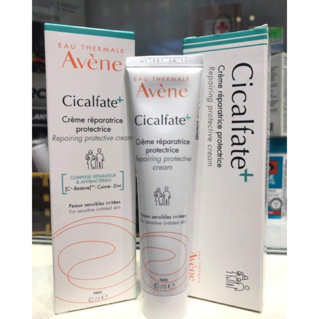 Kem dưỡng liền sẹo, phục hồi da Avene Cicalfate+ Repairing Protective Cream 40ml - Chip Skincare