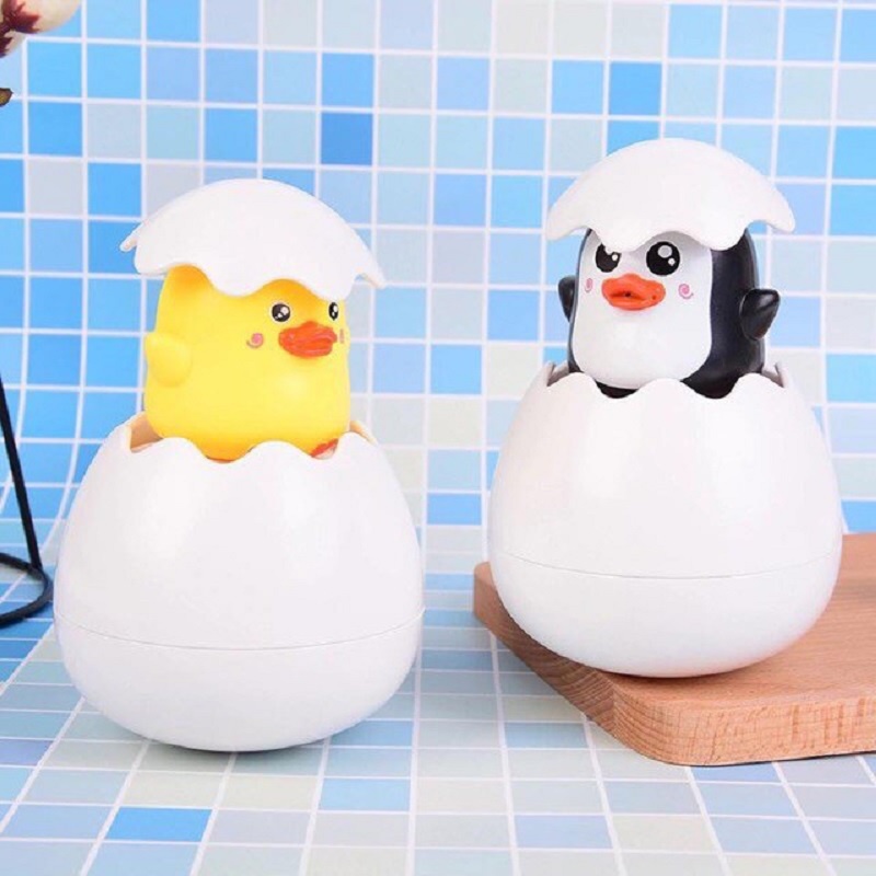 Đồ chơi trứng vịt tự nở phun nước đồ chơi nhà tắm cho bé