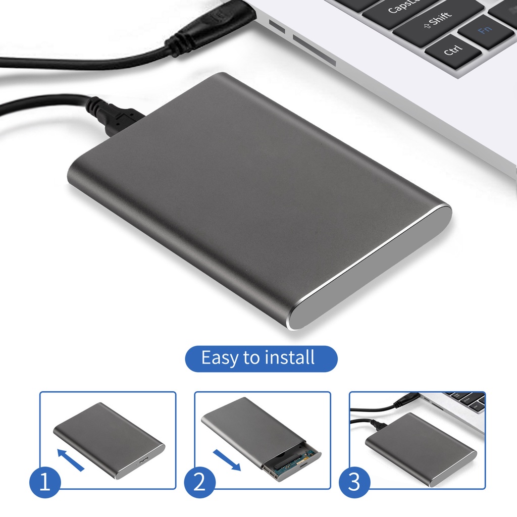 (Fenteer2 3c) Ổ Cứng 2.5in Usb 3.0 Sata 4tb