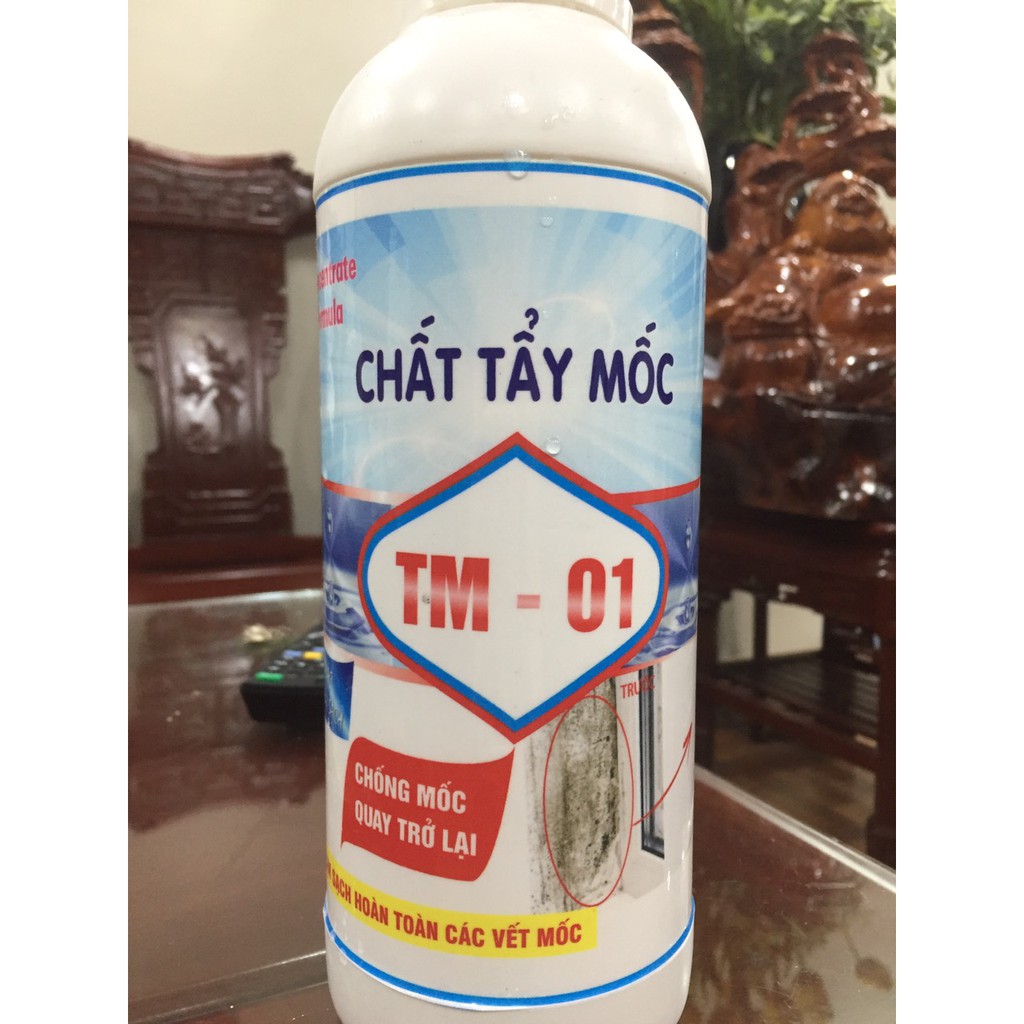 Chất tẩy mốc TM-01, Tẩy mốc cực nhanh và hiệu quả trên ghế sooffa, gỗ, vải, tường