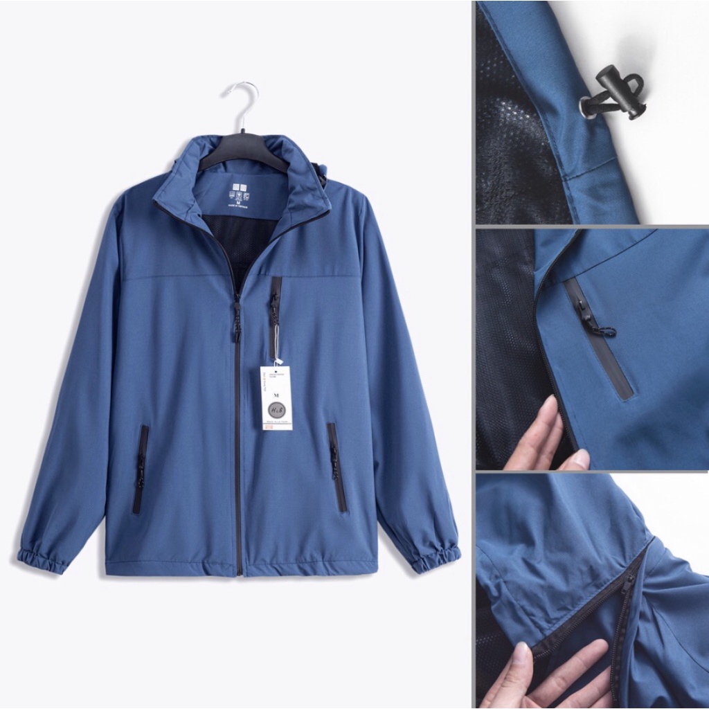 ÁO KHOÁC DÙ NAM 2 LỚP CHỐNG NƯỚC CHẤT LIỆU CAO CẤP THOÁNG KHÍ HOT