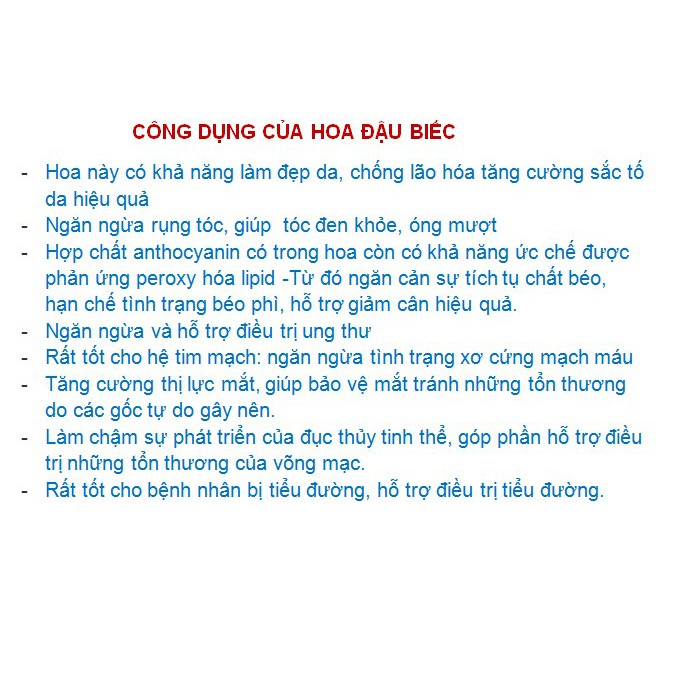 💥( GIÁ SỈ 3KG) TRÀ HOA ĐẬU BIẾC ĐƯỜNG PHÈN MẬT ONG