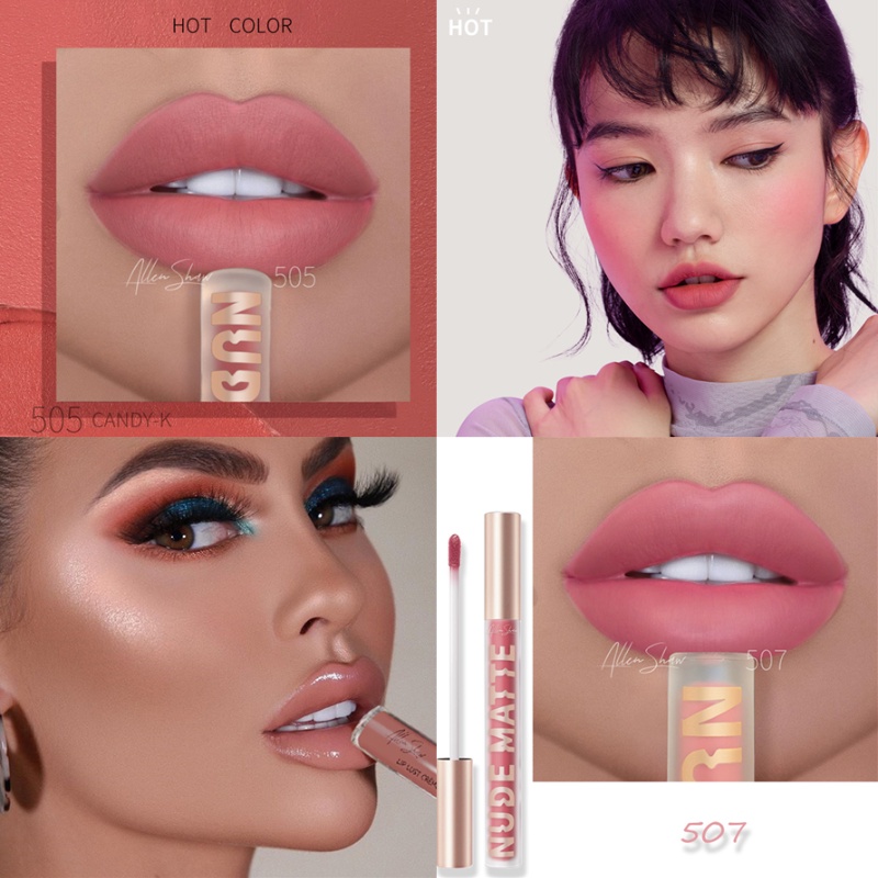 [Hàng mới về] Son kem nhung lì lâu trôi 8 màu lựa chọn