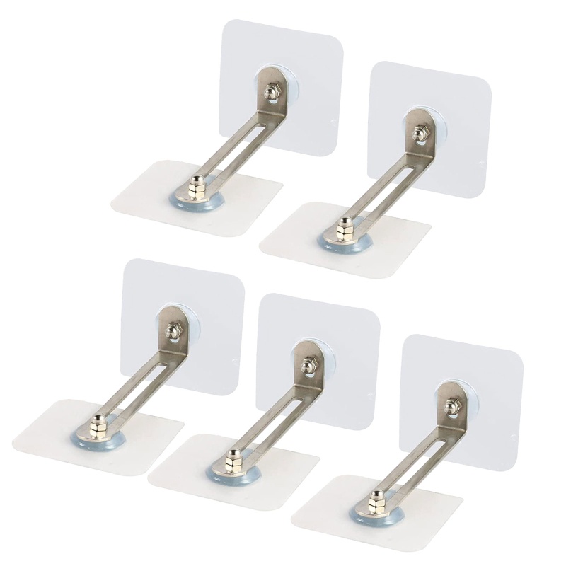 Set 5 Dây Đai Tự Dính Gắn Tường Nội Thất Trái Đất Chống Kẹt Tay Dễ Lắp Đặt