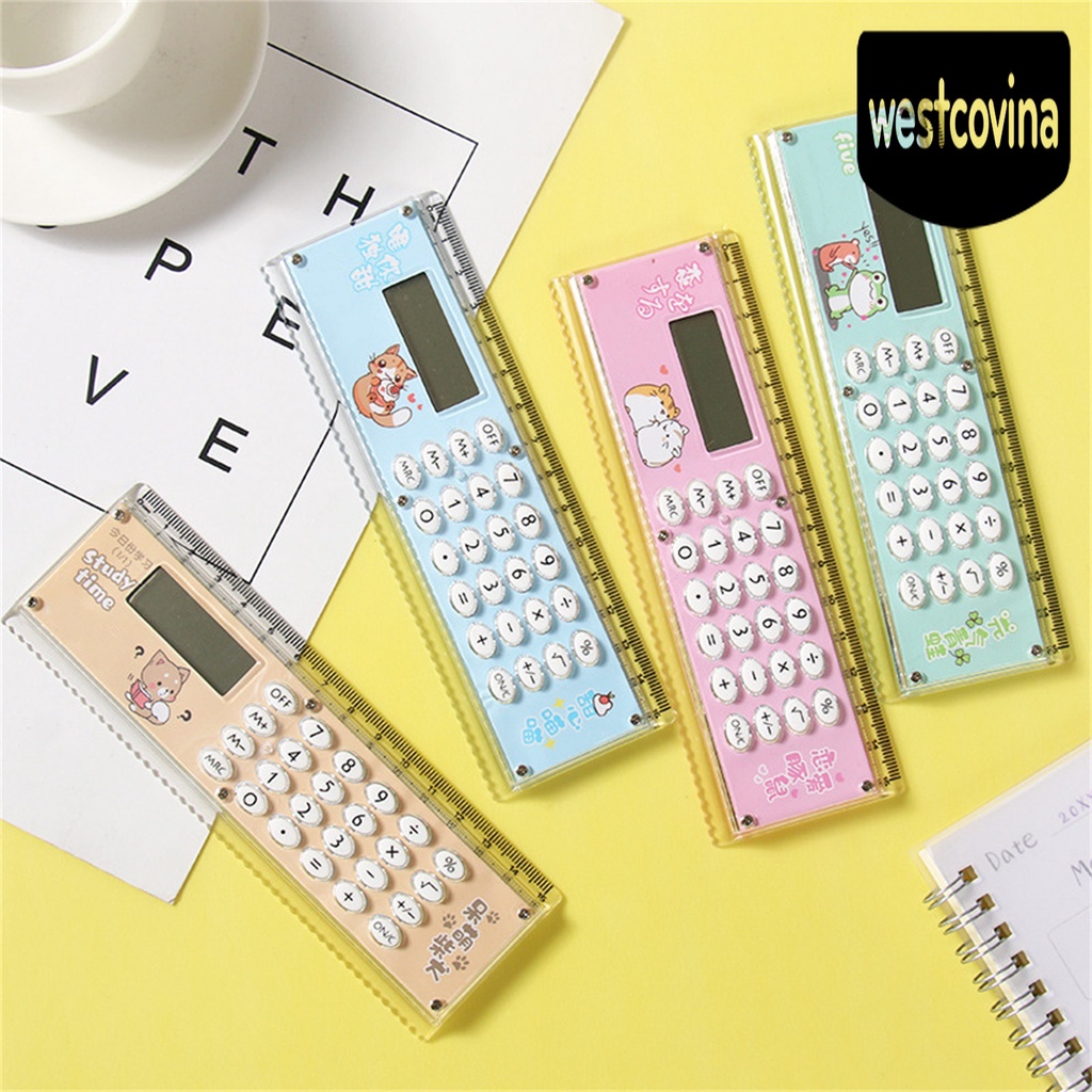 Phương Tây✎Máy Tính Cầm Tay Màn Hình Lớn 8 Chữ Số