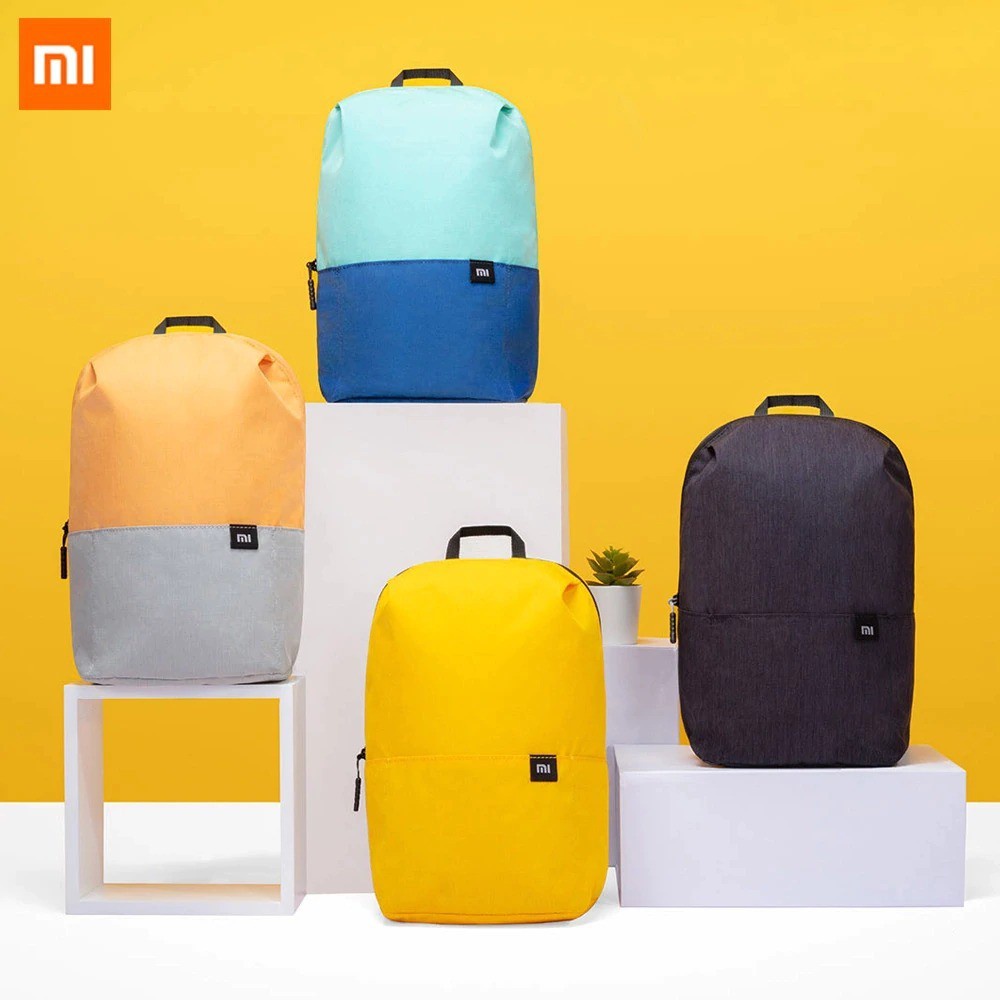 Balo du lịch Xiaomi Mi Casual Daypack - Balo Mini Đeo Vai Xiaomi Backpack - Chống Nước - Nhỏ Gọn - Xinh Xắn - Chính Hãng