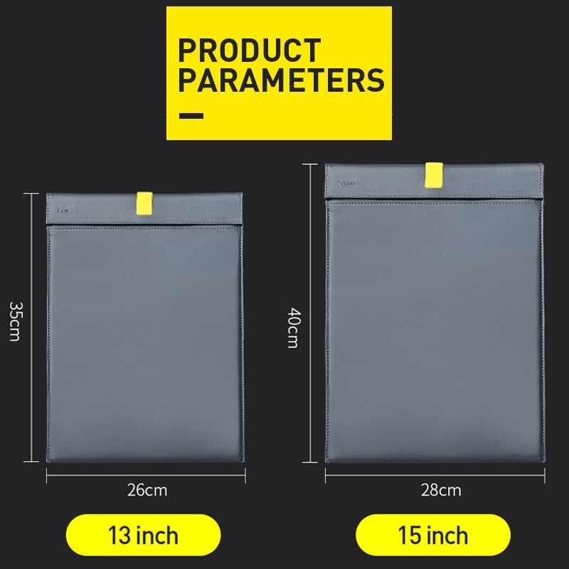 Túi Đựng Laptop 2 Lớp Siêu Mỏng Cầm Tay Cho Macbook Air Pro 13 14 15 16 Dell Lenovo - Thương Hiệu Baseus | BigBuy360 - bigbuy360.vn