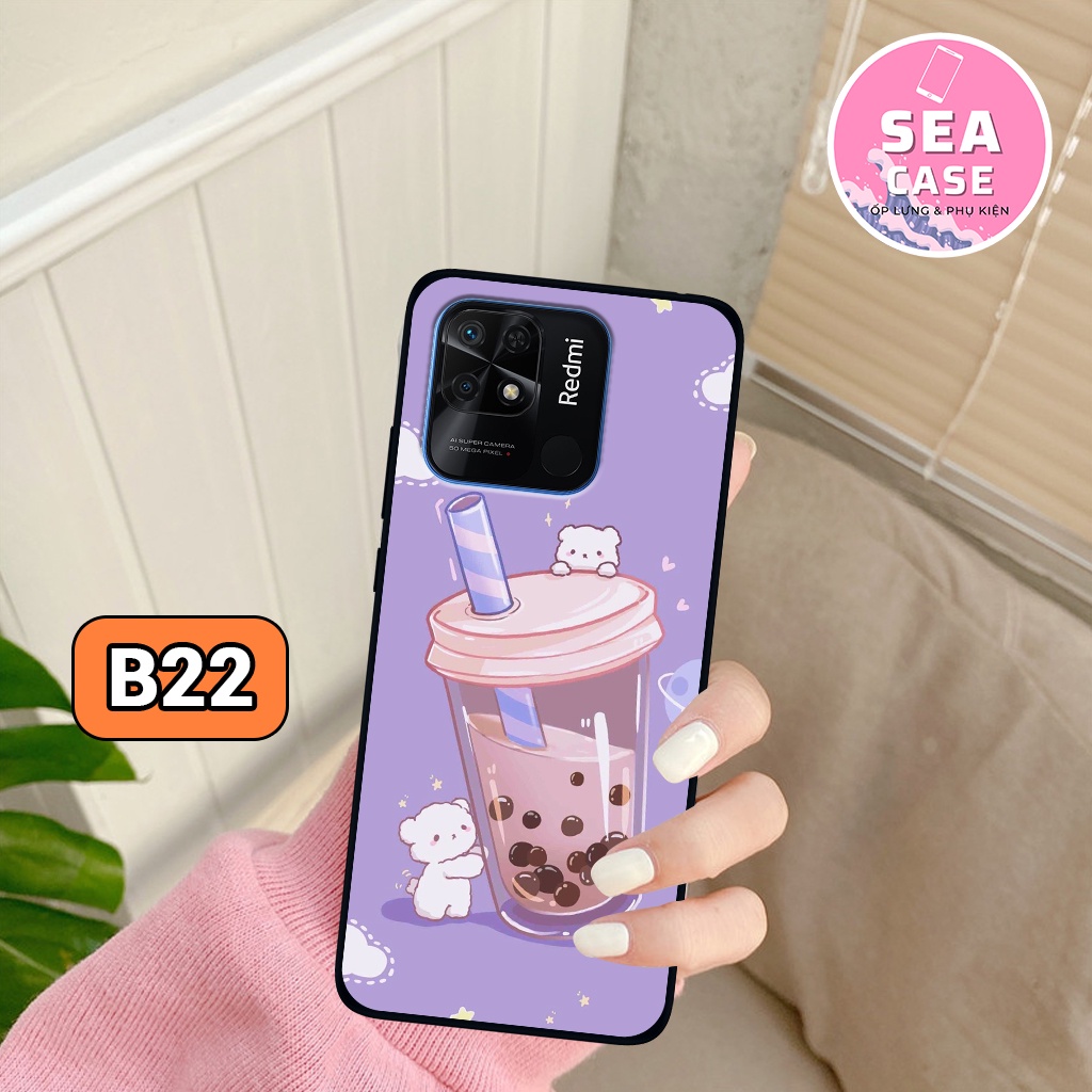 Ốp lưng XIAOMI REDMI 10C hình gấu đáng yêu,dễ thương – ốp nhựa chống trầy,chống va đập