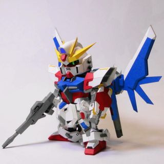 Mô hình giấy SD GAT-X105BFP Build Strike Gundam Full Package