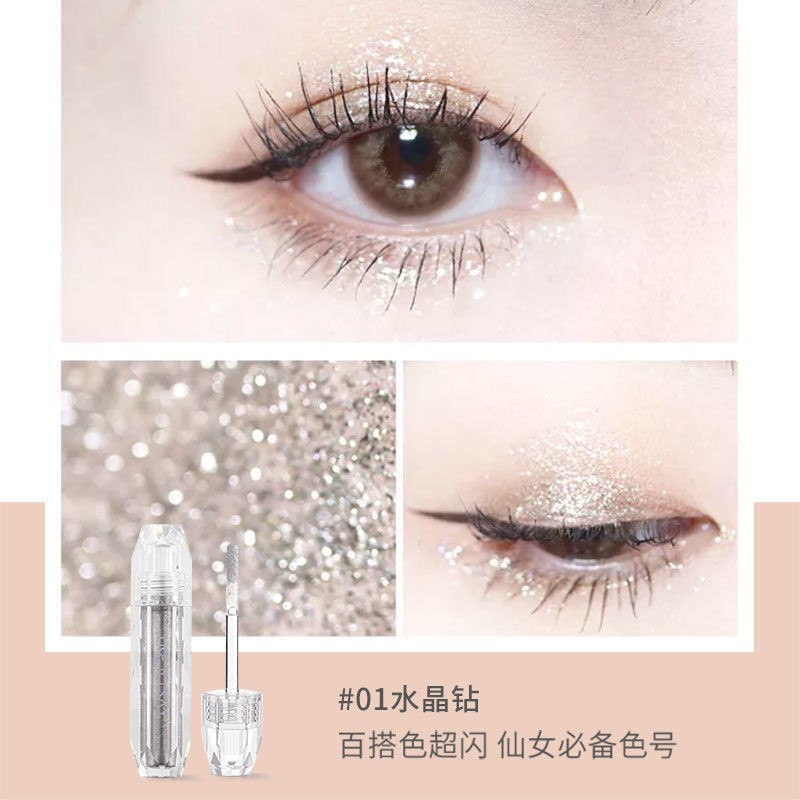 Bảng Phấn Mắt Bóng Lưu vực 【Buy One get free] Net celebrity with the same type of pearlescent liquid eye shadow student pen glitter lying silkworm high gloss waterproof [pre-sale: sent out on May 15]