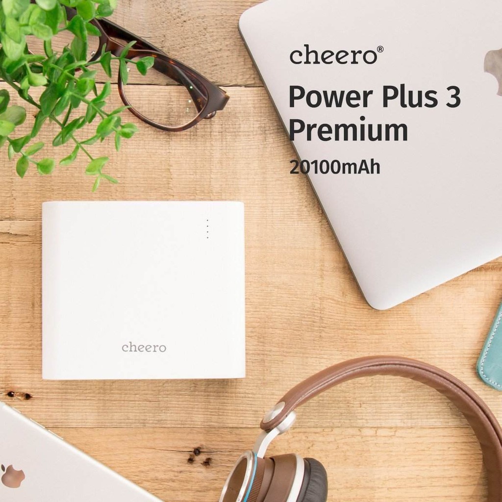 Pin Sạc Dự Phòng Cheero Power Plus 3 Premium CHE-062 20100mAh - Hàng Chính Hãng