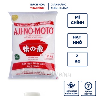 Mì chính bột ngọt Ajinomoto hạt nhỏ gói lớn 2kg CHÍNH HÃNG