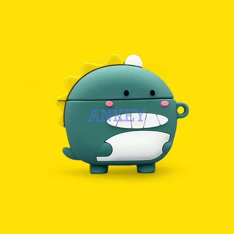 OPPO Enco Air / Air 2 Pro X X2 Free 2 2i Play R Vỏ Bảo Vệ Hộp Sạc Tai Nghe Bằng Silicon Mềm Hình Cún Hoạt Hình Cho