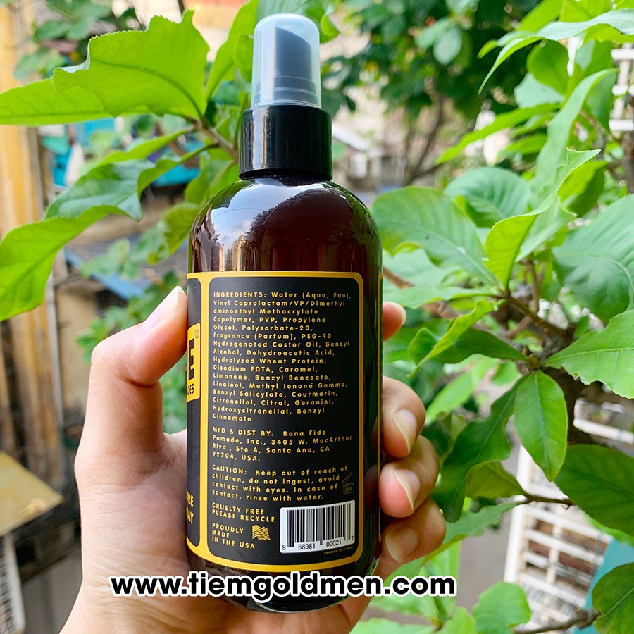 Lọ xịt Bona Fide Spray Texture USA Prestyling