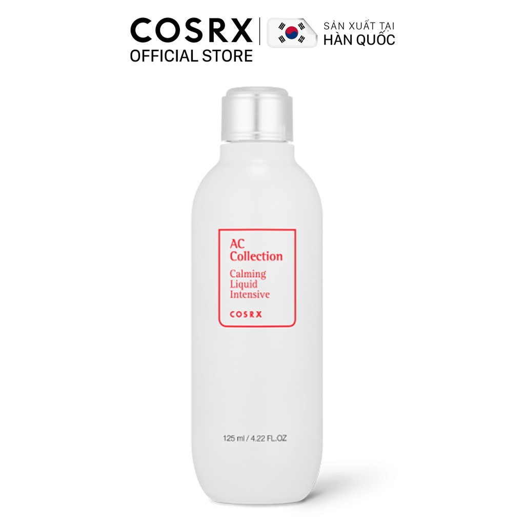 Nước Cân Bằng Da Mụn Chuyên Sâu (AHA + BHA) COSRX AC Collection Calming Liquid Intensive Toner 125ml