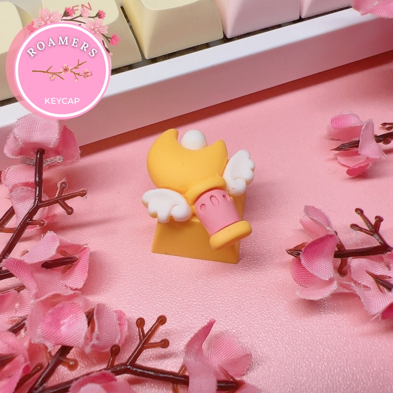 Keycap Lẻ Sakura Siêu Xinh Xắn Phím Lẻ PBT ABS Phím Rời