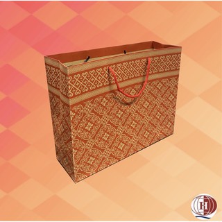 Túi giấy quai dây dù DÁNG NGANG [CÓ 5 MÀU]