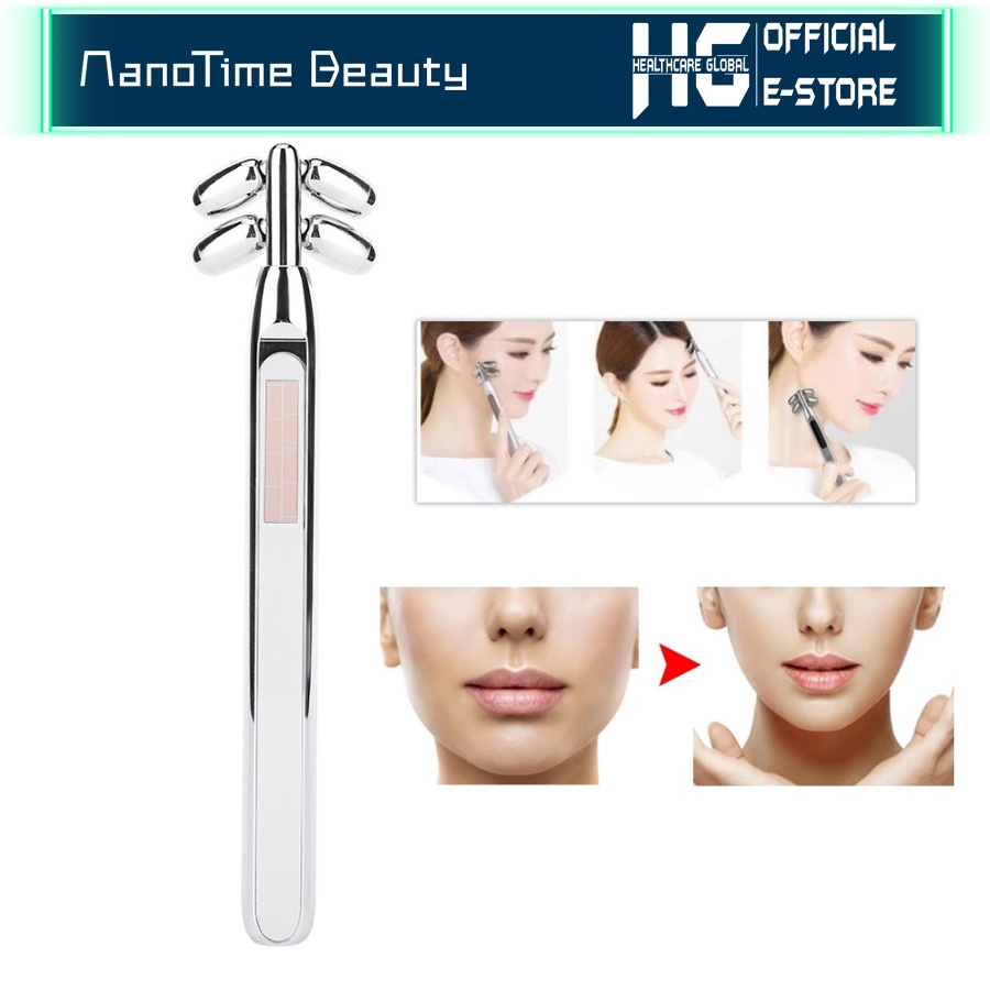 Máy massage nâng cơ tạo khuôn mặt Vline Nanotime F83 | Công nghệ dòng điện sinh học vi điểm - Bảo hành 2 năm