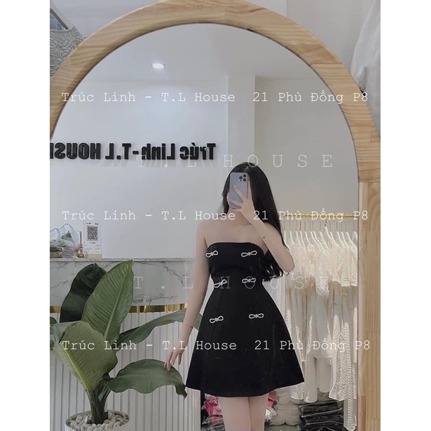 ĐẦM CÚP NGỰC ĐÍNH NƠ