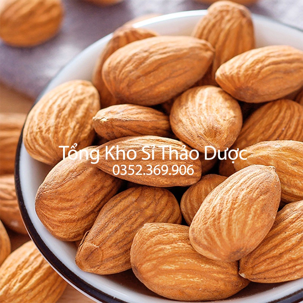 Hạt hạnh nhân 1kg (Hạt dinh dưỡng cao cấp, làm sữa hạt, granola ăn kiêng)