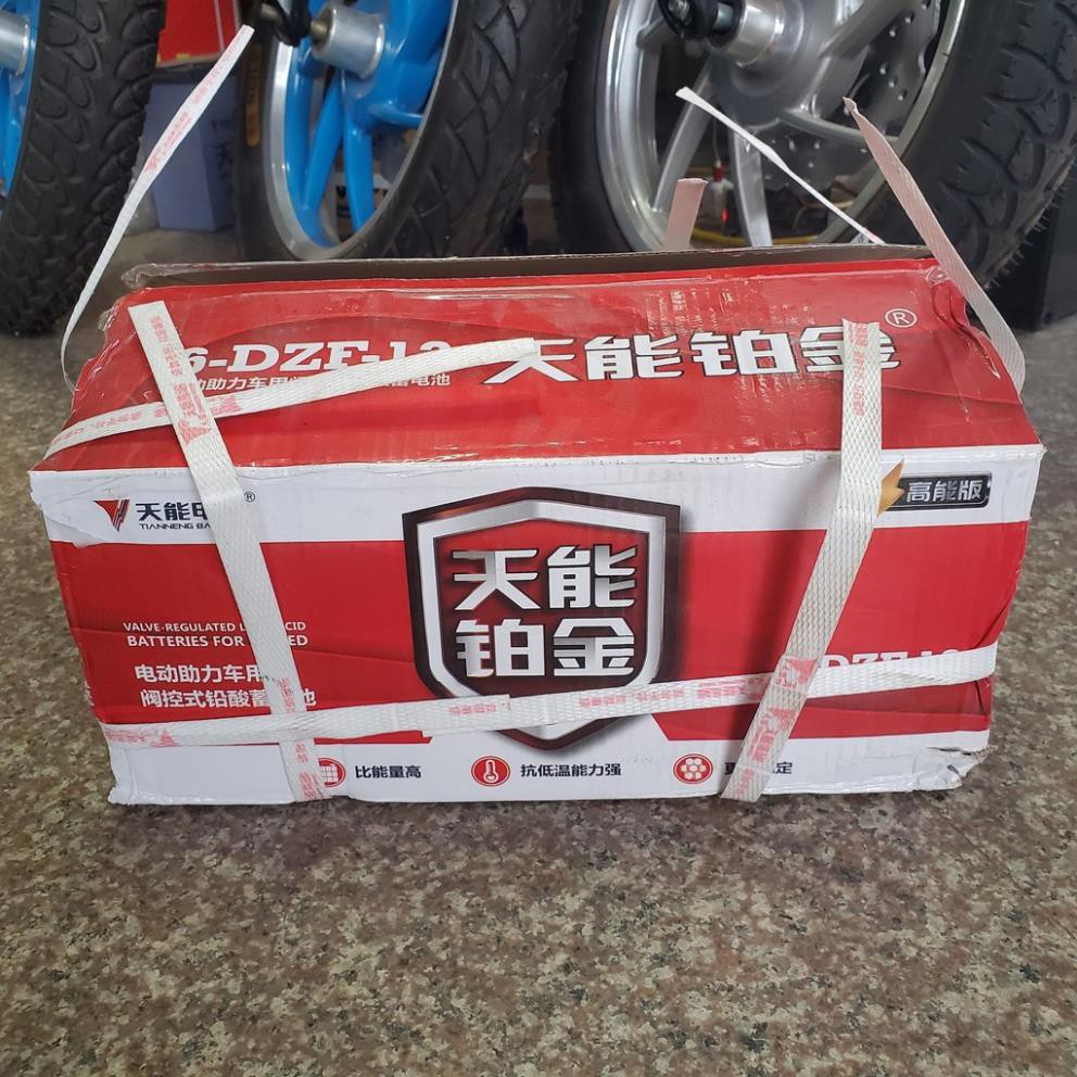 ❌BH 1 NĂM❌ Ắc Quy Xe Máy Điện, Xe Đạp Điện, Loa Kéo 12V 12Ah Tianneng 6-DZF-12 Bạch Kim