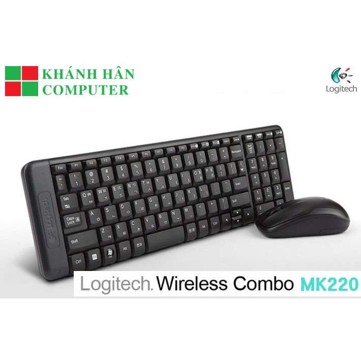 Bộ Phím Chuột không dây Logitech MK220-BH 36 T