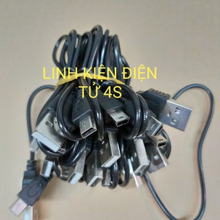 Cáp USB ra Mini USB  Hình thang - Mp3, dài 50 Cm
